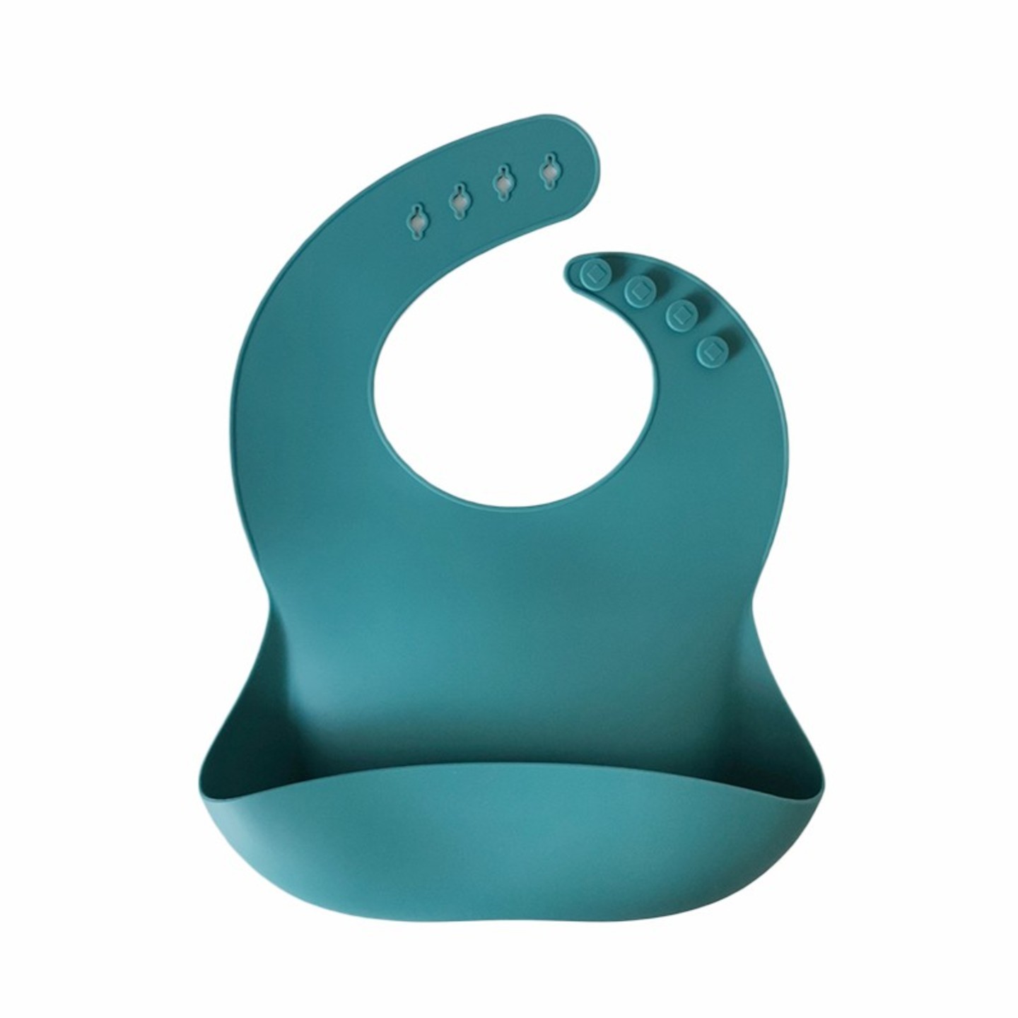 Silicone Bib - Teal Green