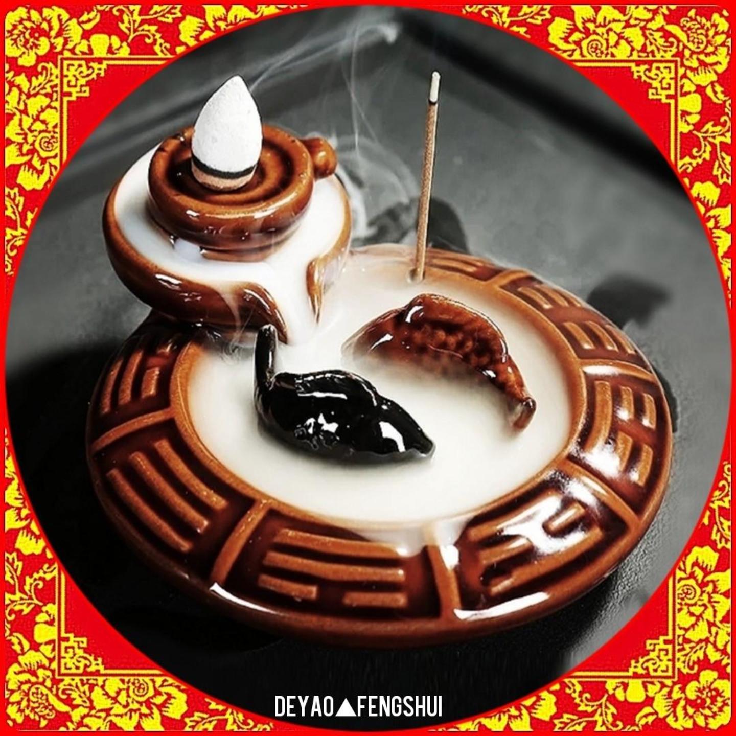 Prosperity Wealth Aromatherapy Incense Burner | 年年有余倒流香炉