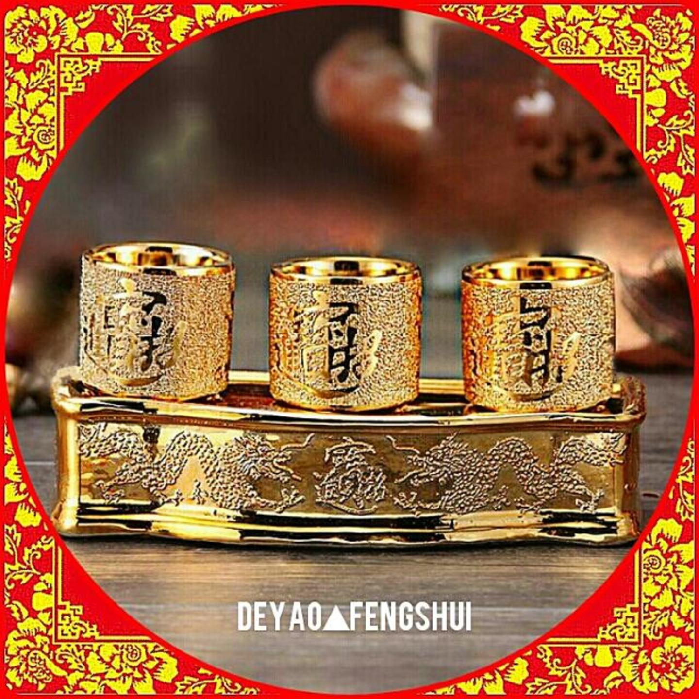 Religious Holy Water Offering Cup  陶瓷神供杯