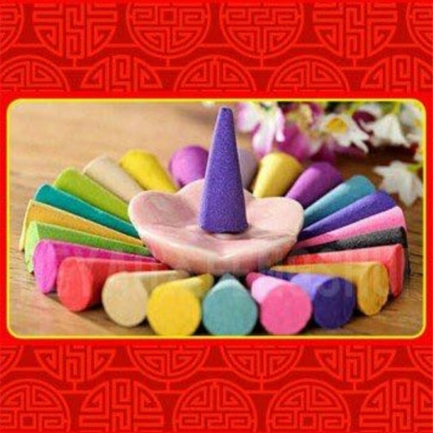 Aromatic Cone Incense Assorted Scents  香粒