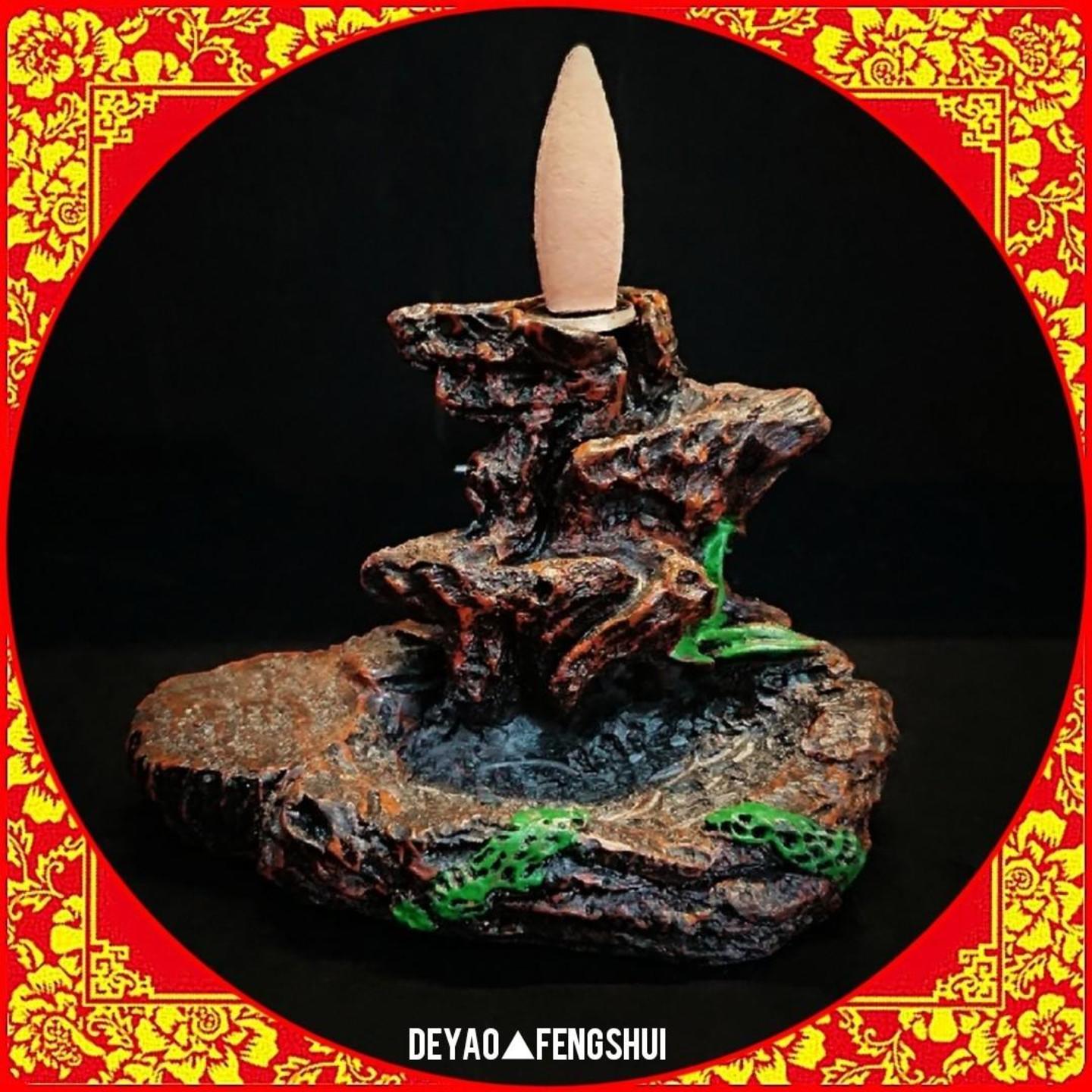 Small Scenic Backflow Incense Burner | 倒流香炉