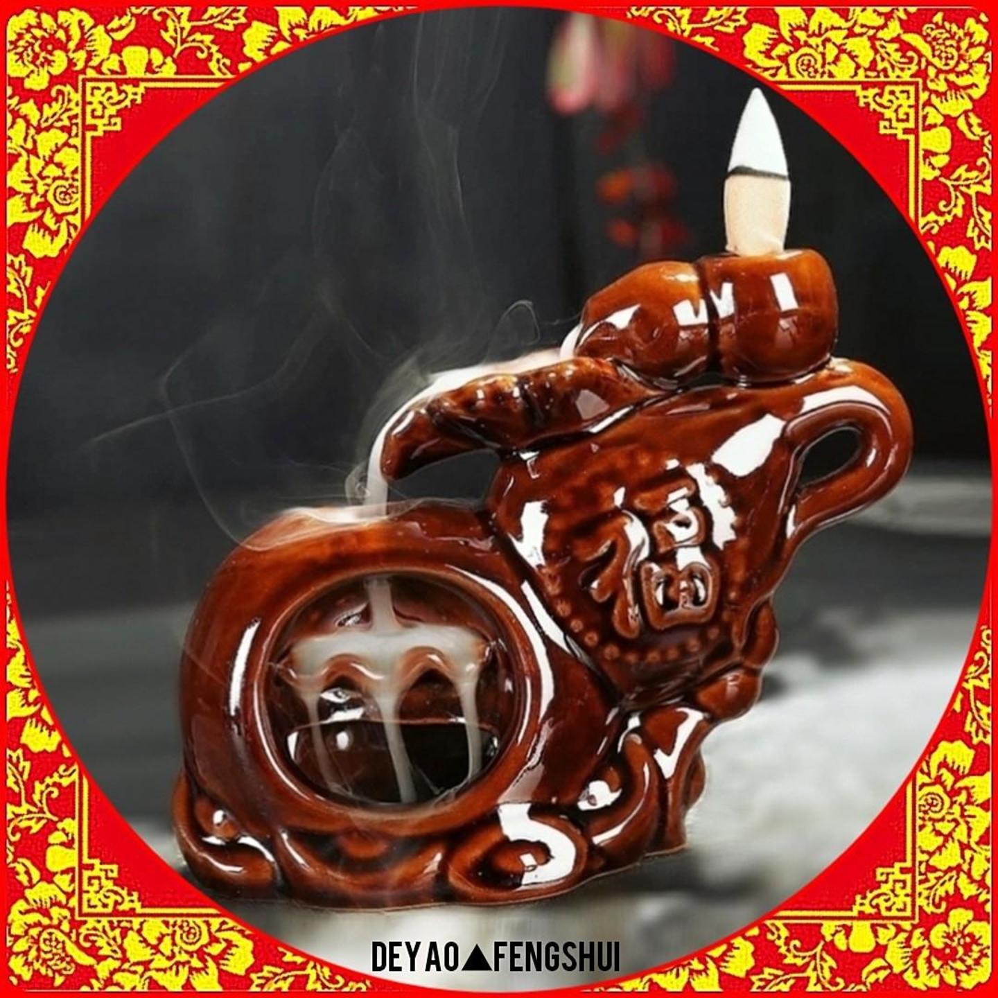 Prosperity Calabash Gourd Aromatherapy Incense Burner | 葫芦倒流香炉