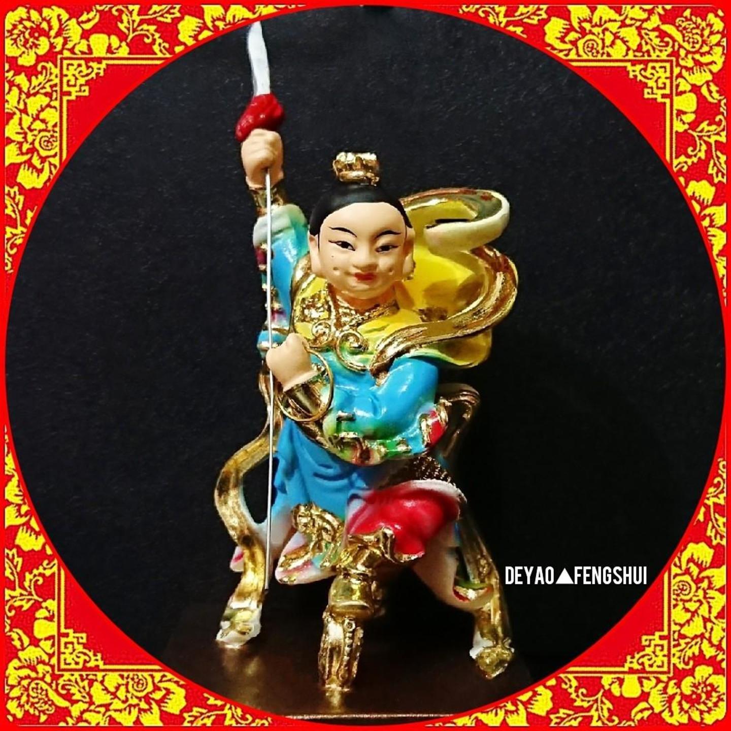 Ne Zha Religious Small Statue | 哪吒陶瓷神像