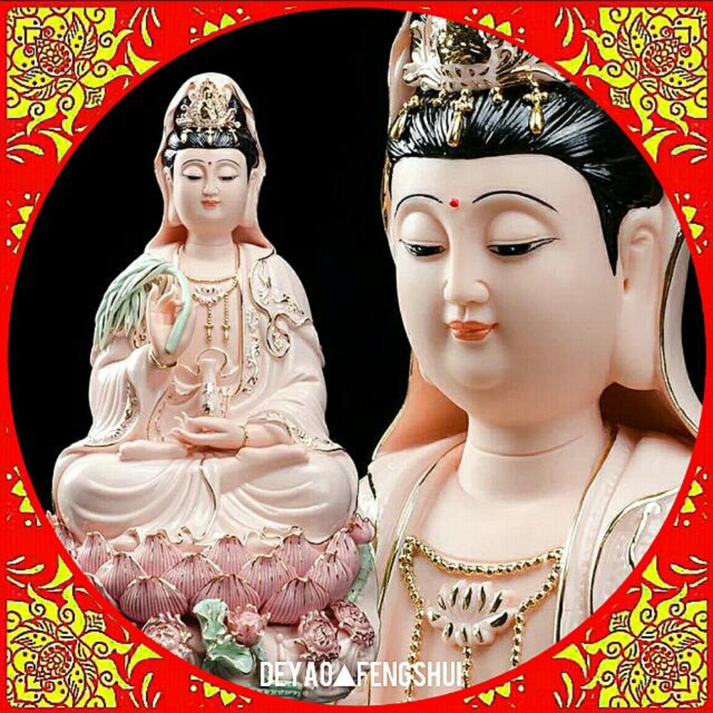 Guan Yin Goddess Of Mercy Statue | 观音菩萨神像