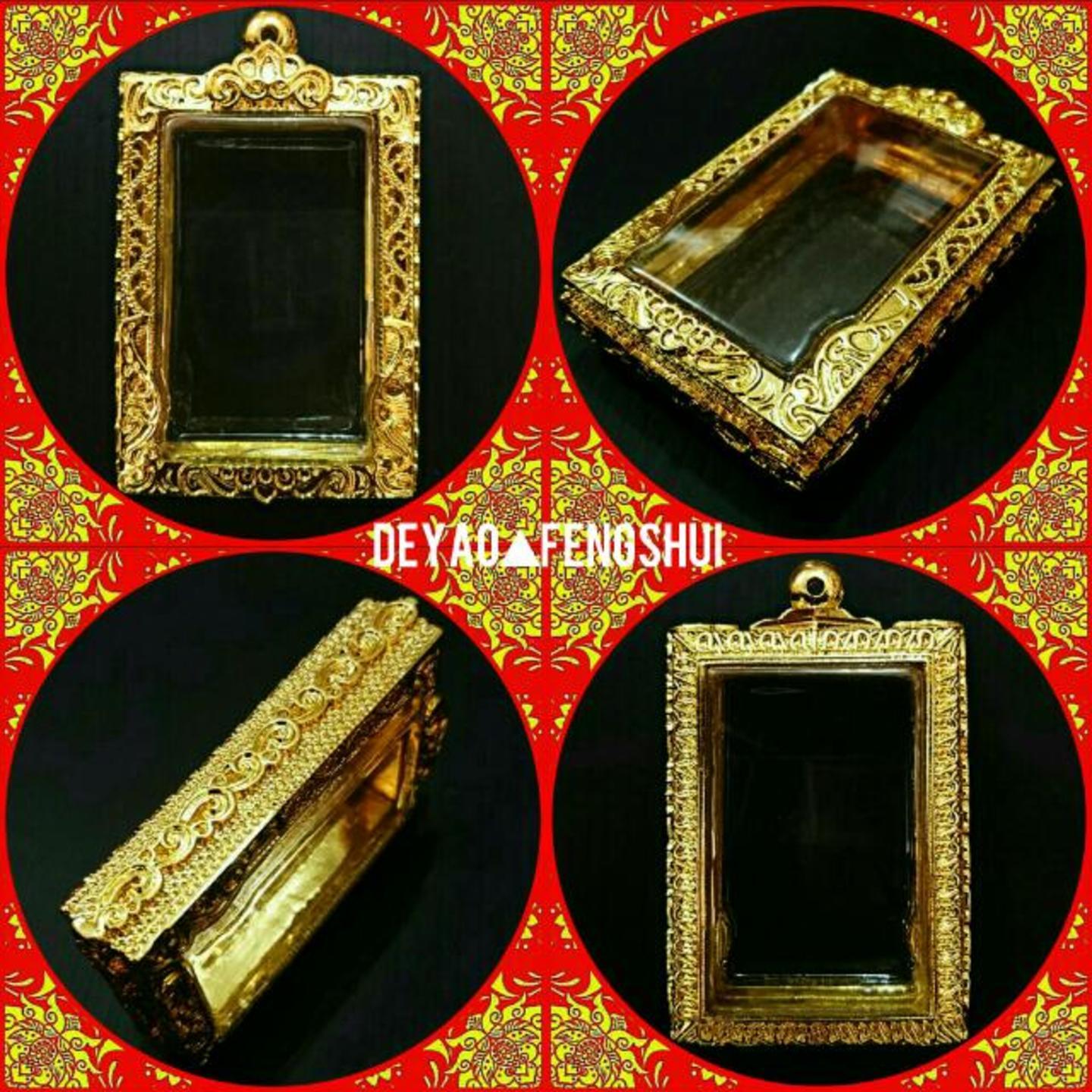 Golden Filigree Amulet Case Pendant  佛牌壳