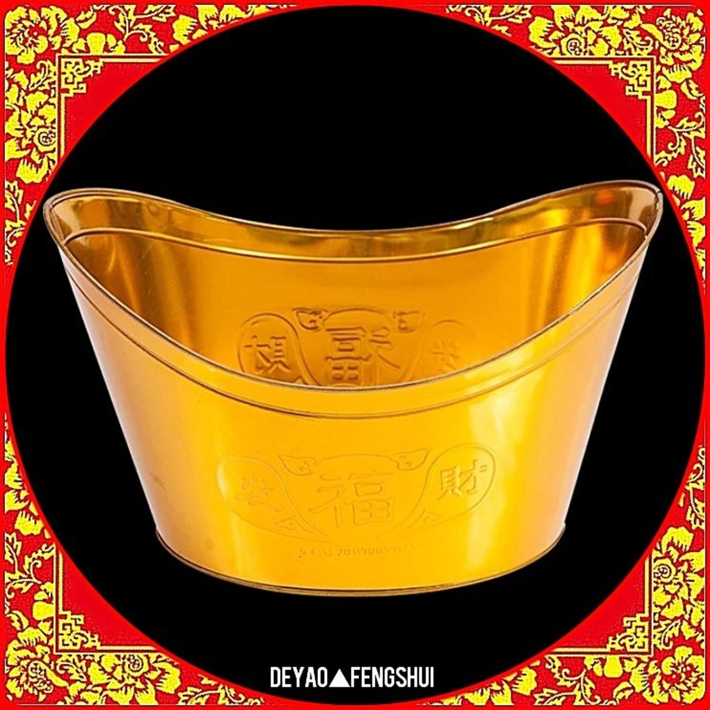 Prosperity Ingot Golden Burner Bin｜元宝金纸烧桶