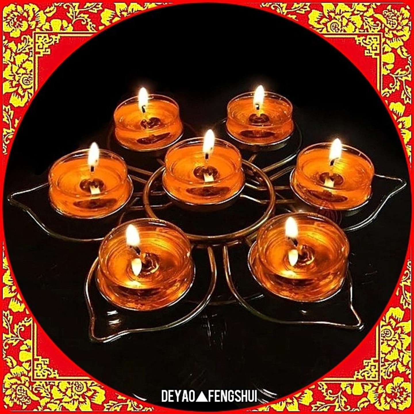 Religious Alter Offering Lotus Candle Holder  莲花蜡烛台