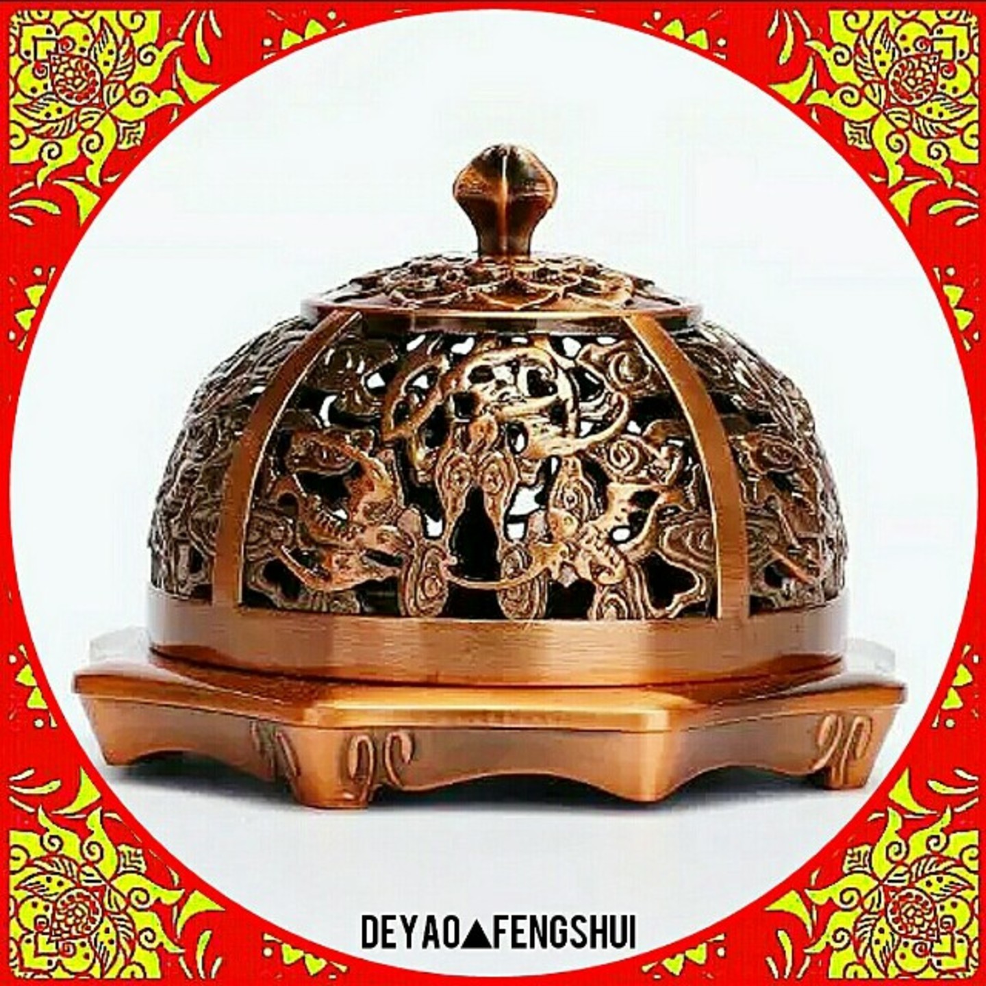 Auspicious Coil Incense Burner