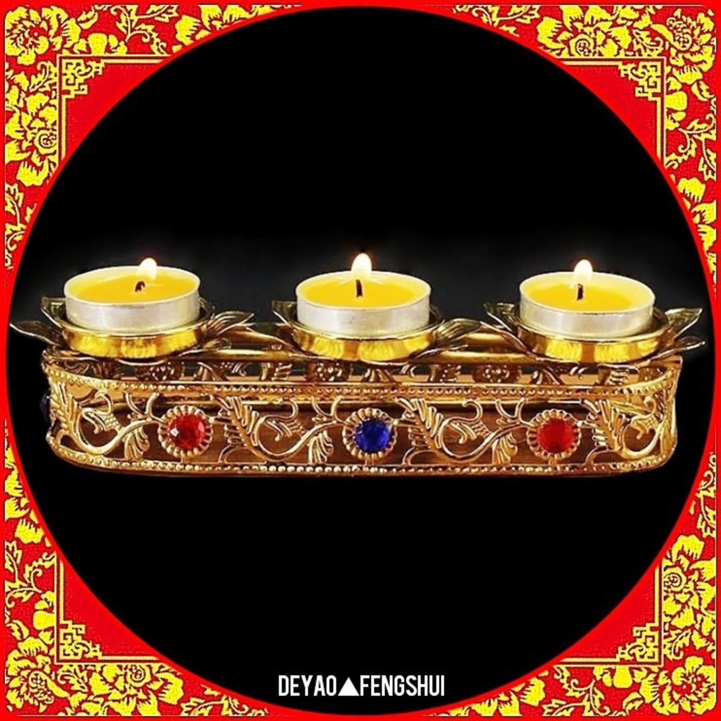 Religious Alter Offering Lotus Tealight Candle Holder | 西藏蜡烛台