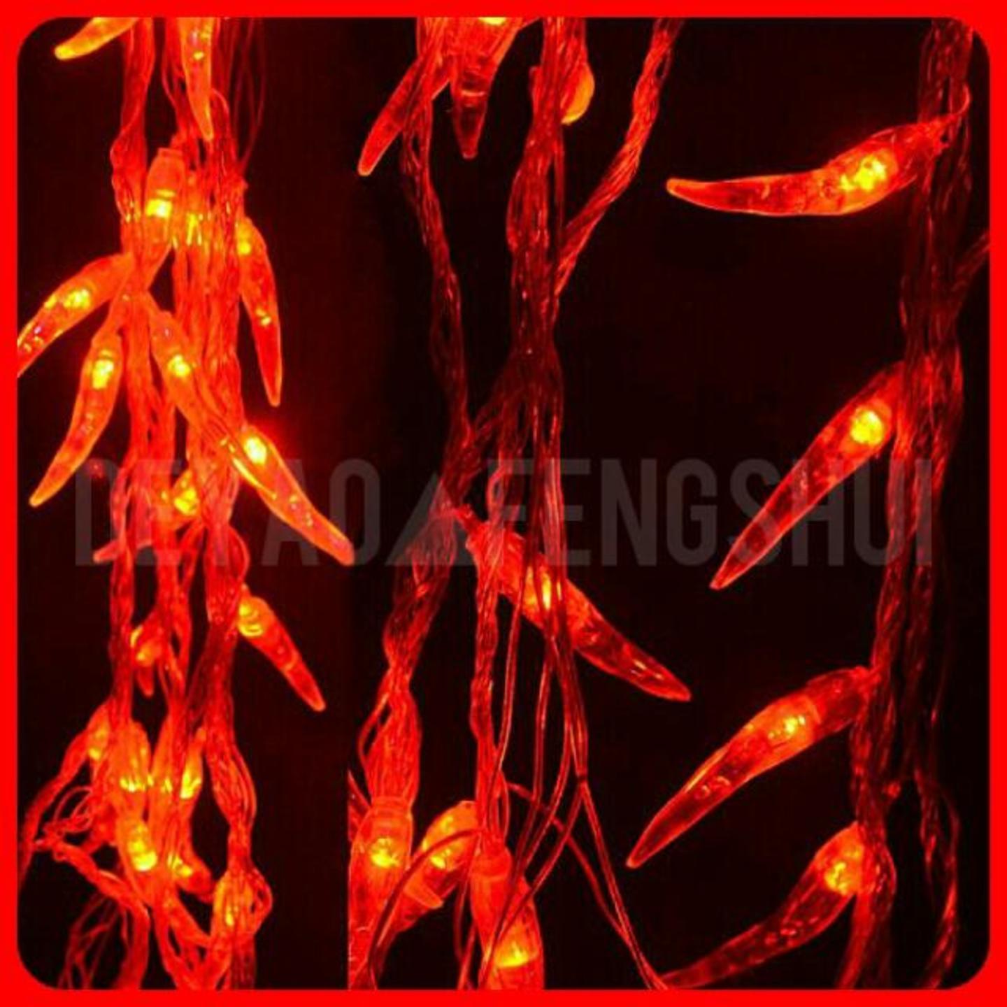 Auspicious Prosperity Red Chilli Festive String LED Lighting | LED辣椒装饰灯