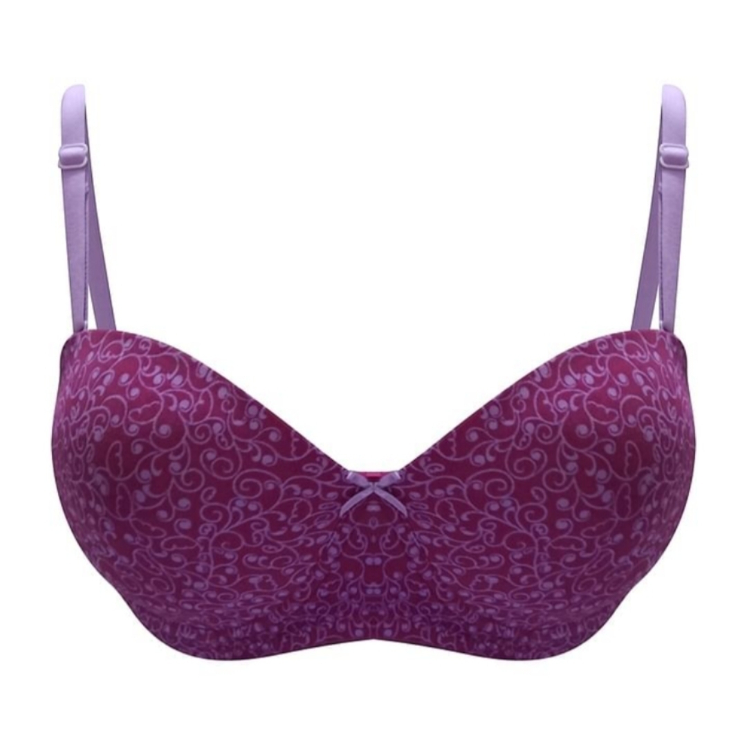 Clovia Brand Purple T-shirt bra Underwired