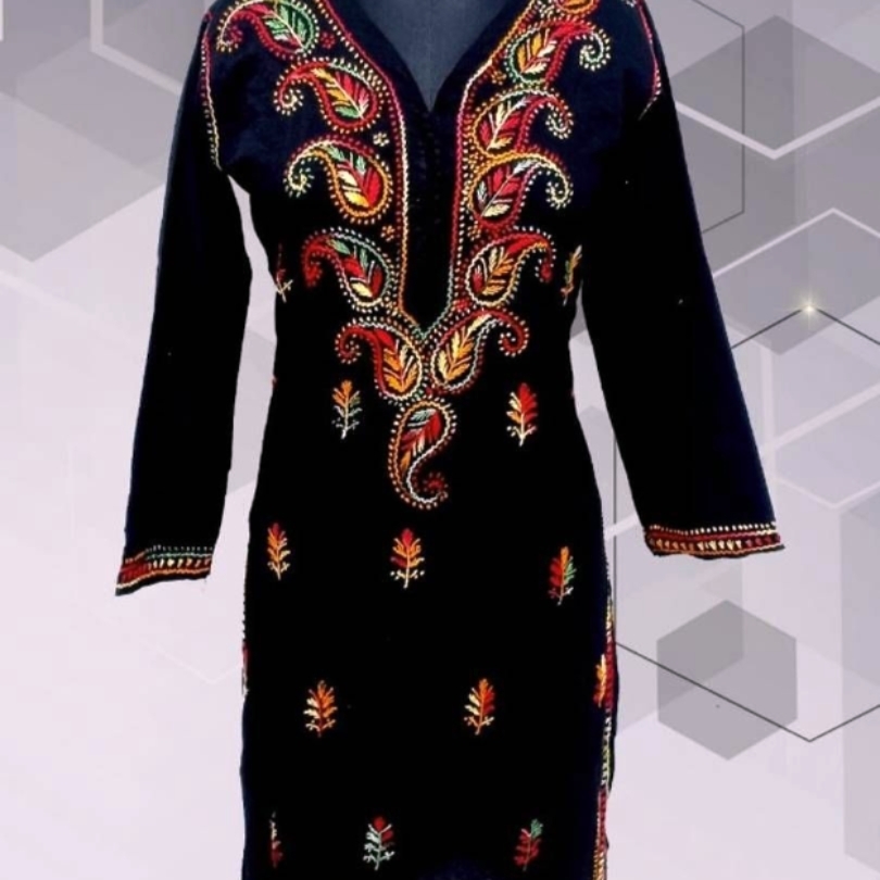 Cotton Chikankari Handwork Kurta