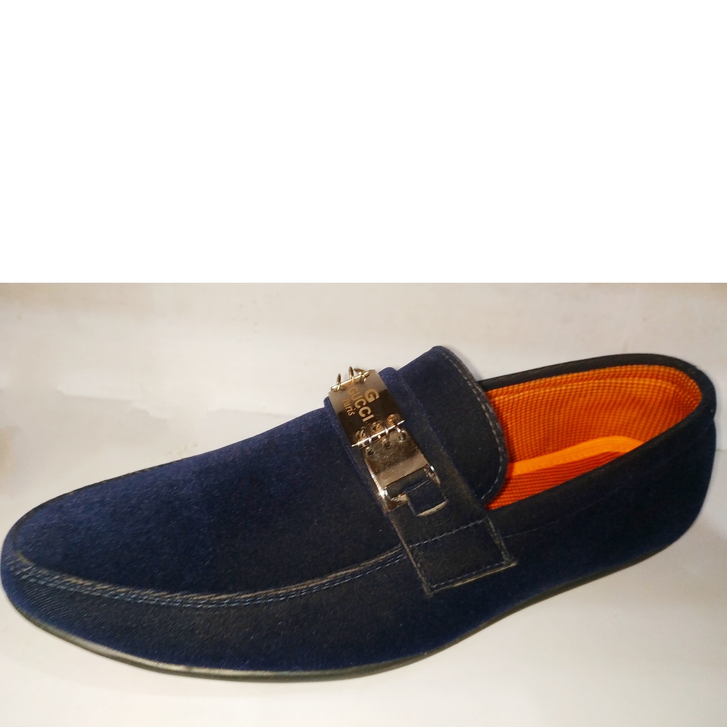 Navy casual loafers for men's 