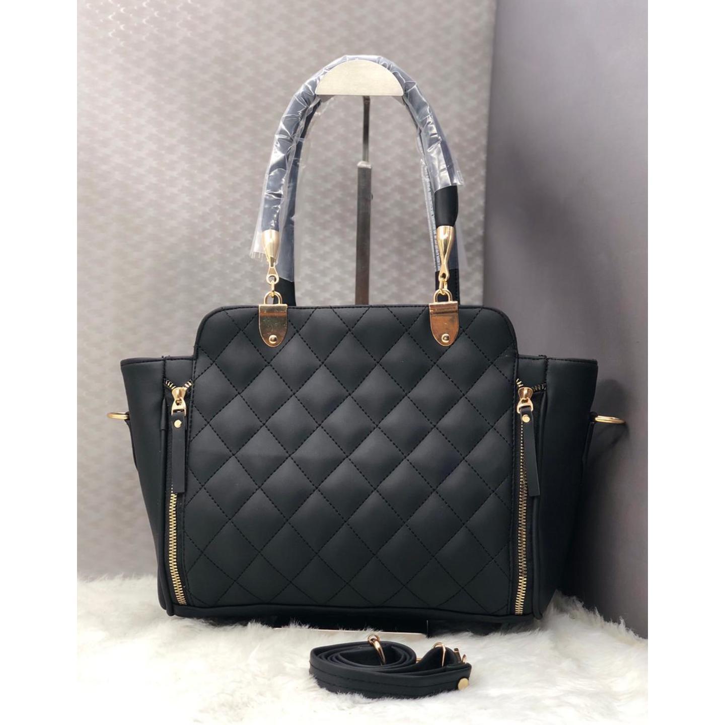 Stylish Shoulder Cum Handbag with Adjustable Starps