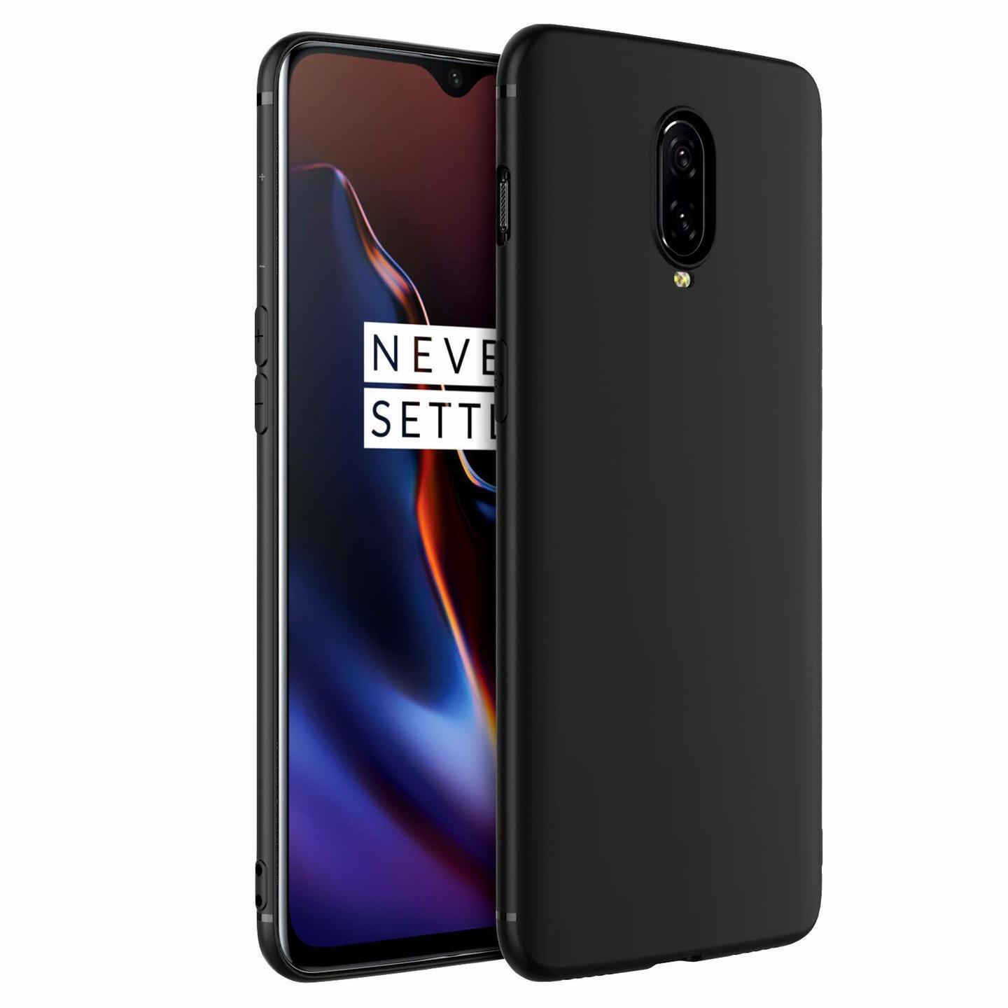 STARZ Back Cover for OnePlus 7Thermoplastic PolyurethaneBlack