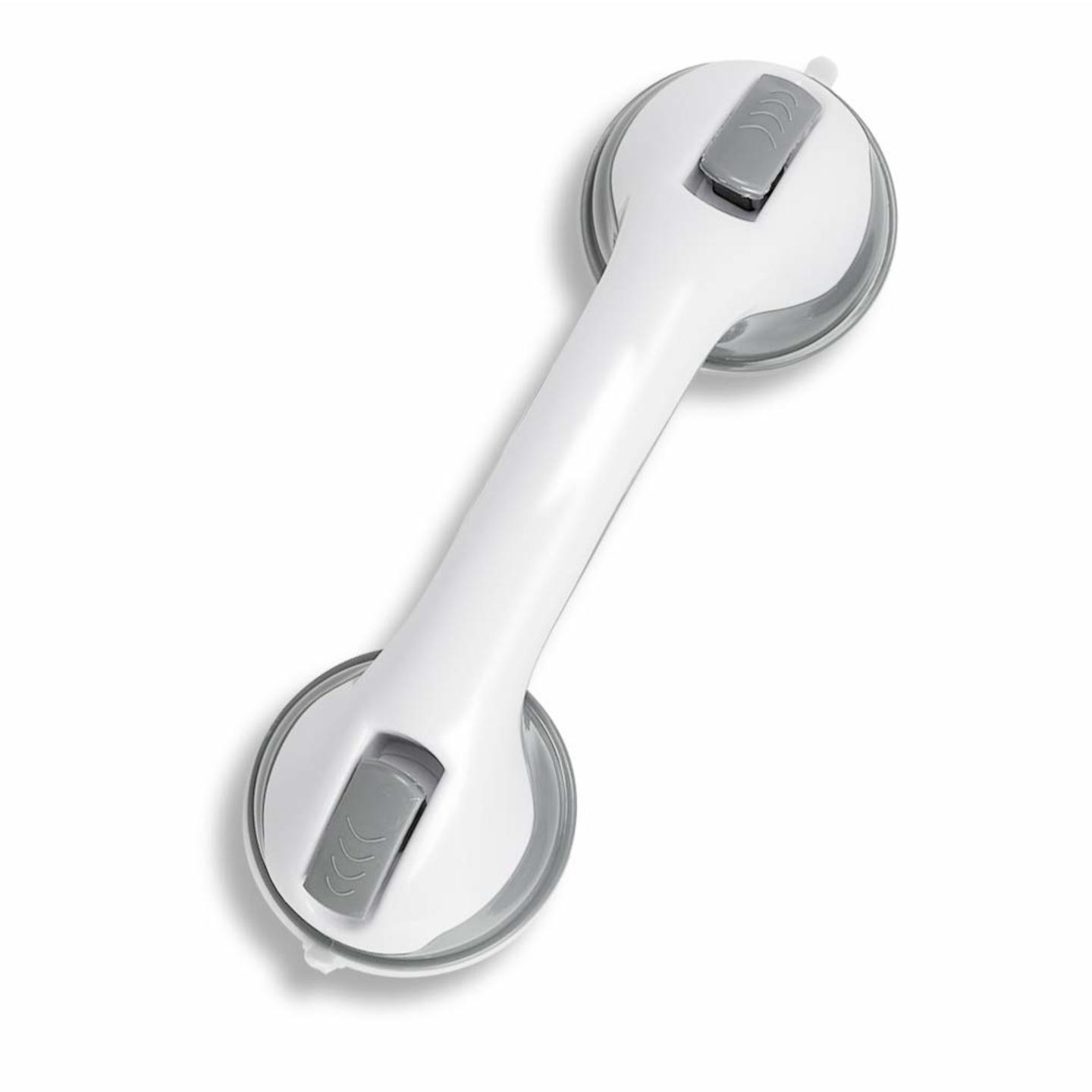 Super Suction Grab Bar with Dual Locking, Anti-Slip Suction Bath Tub Helping Handle Safety Balance Grab Bar Handrail
