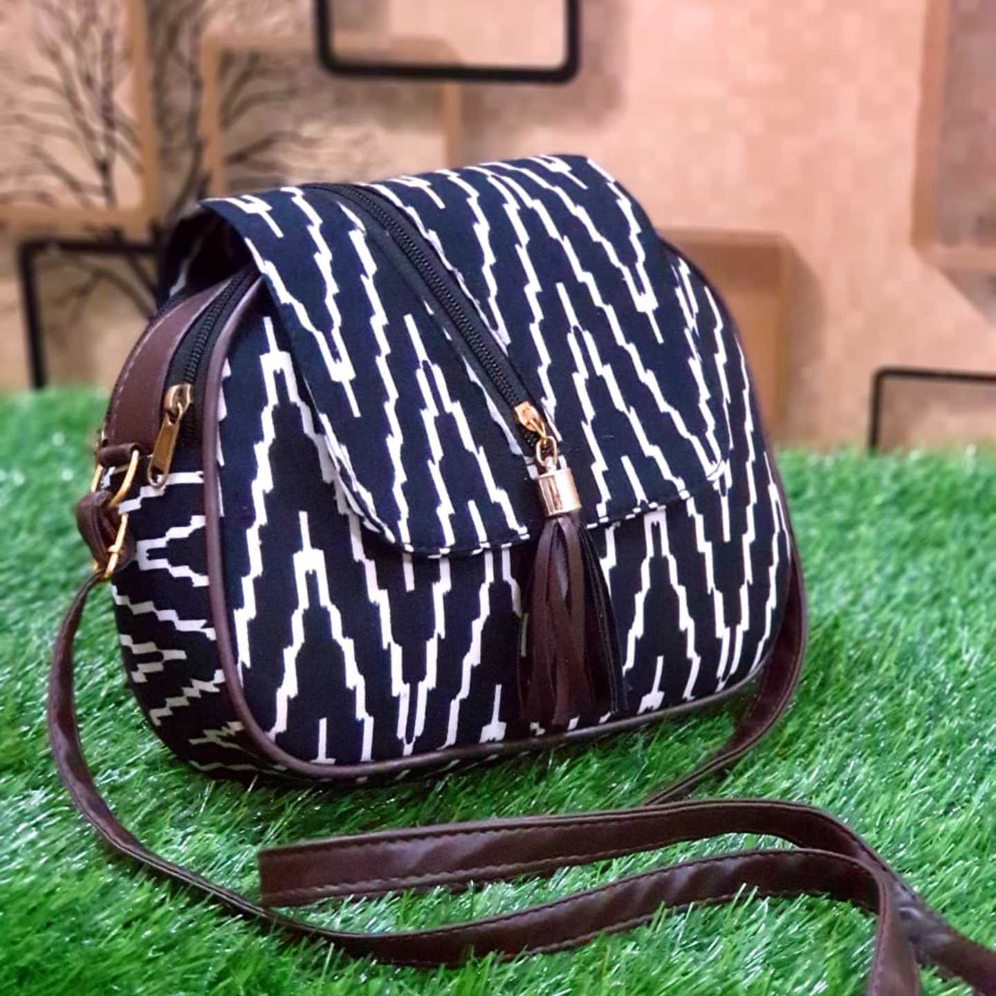 Ikkat Cookie Sling