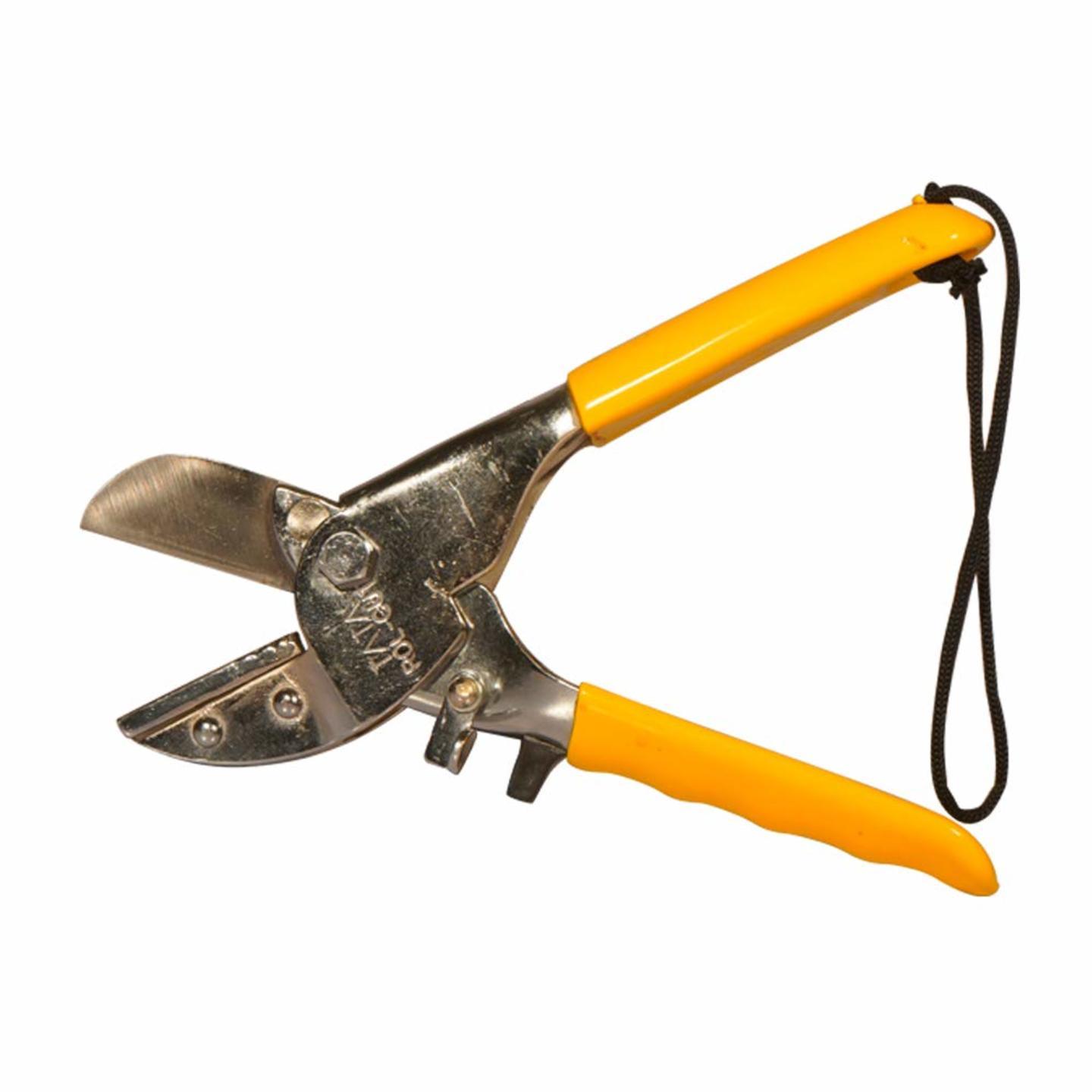 TATA AGRICO Steel Metallic Roll Cut Secateurs Yellow & Silver - Garden Roll Cut Pruner - Maintain a razor-sharp edge on the blades - 21 x 6 x 3 cm