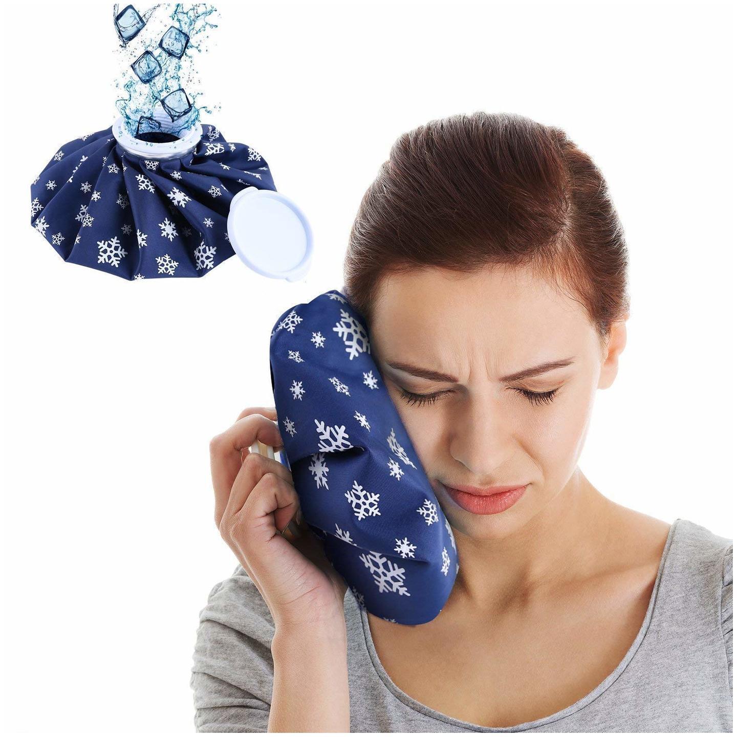 Faircost Reusable Hot & Cold Therapy Ice Bag for Pain Relief and Injuries - Ice Cold Pack & Hot Water Bag in One"