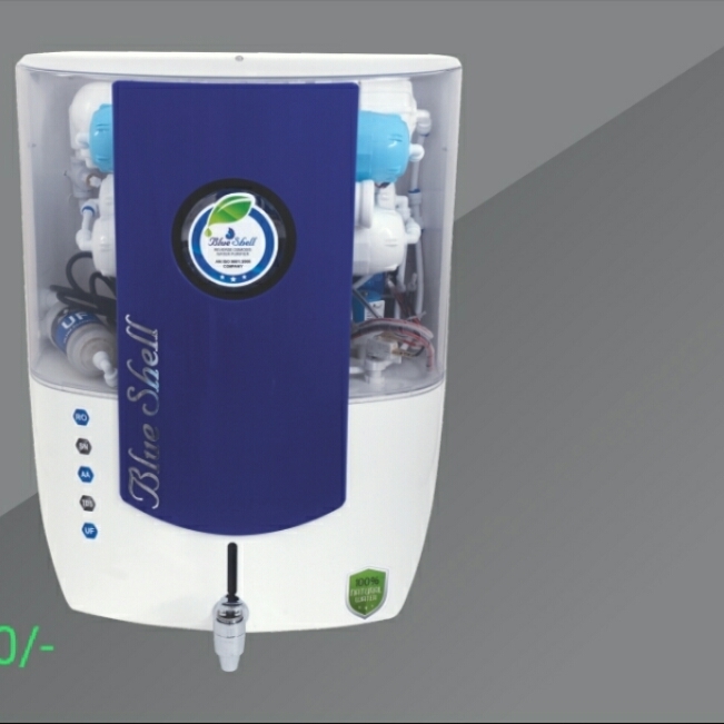Blue Shell alkaline water filter 