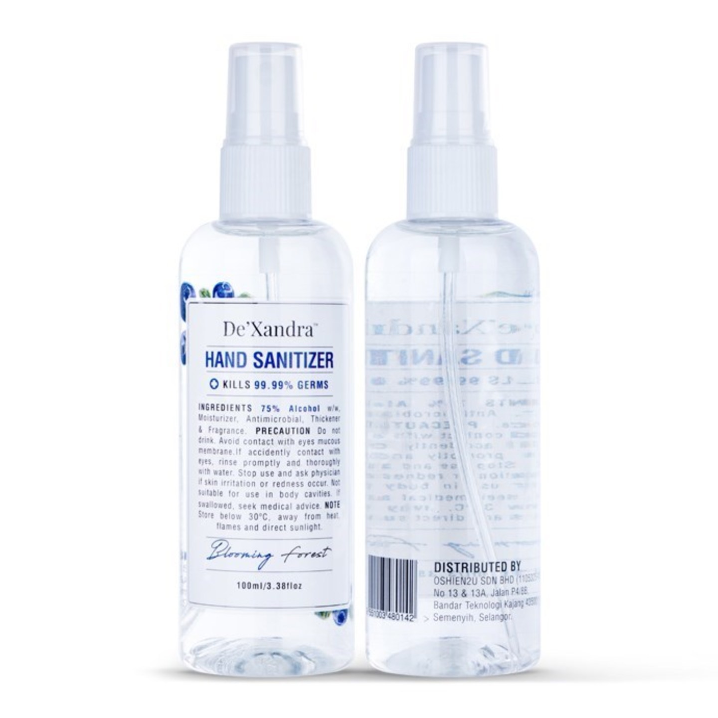 Blooming Forest - De'Xandra Hand Sanitizer 100ml