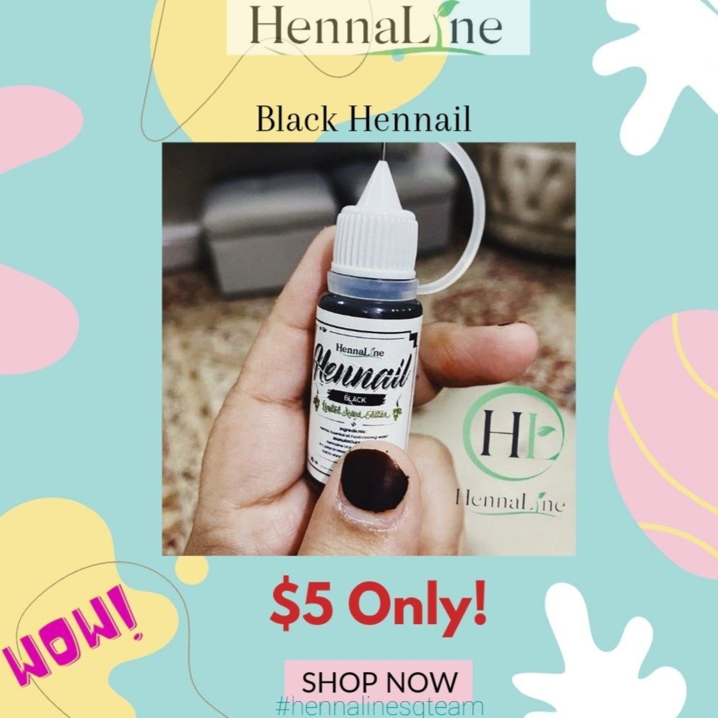 YES Limited Edition BLACK Hennail