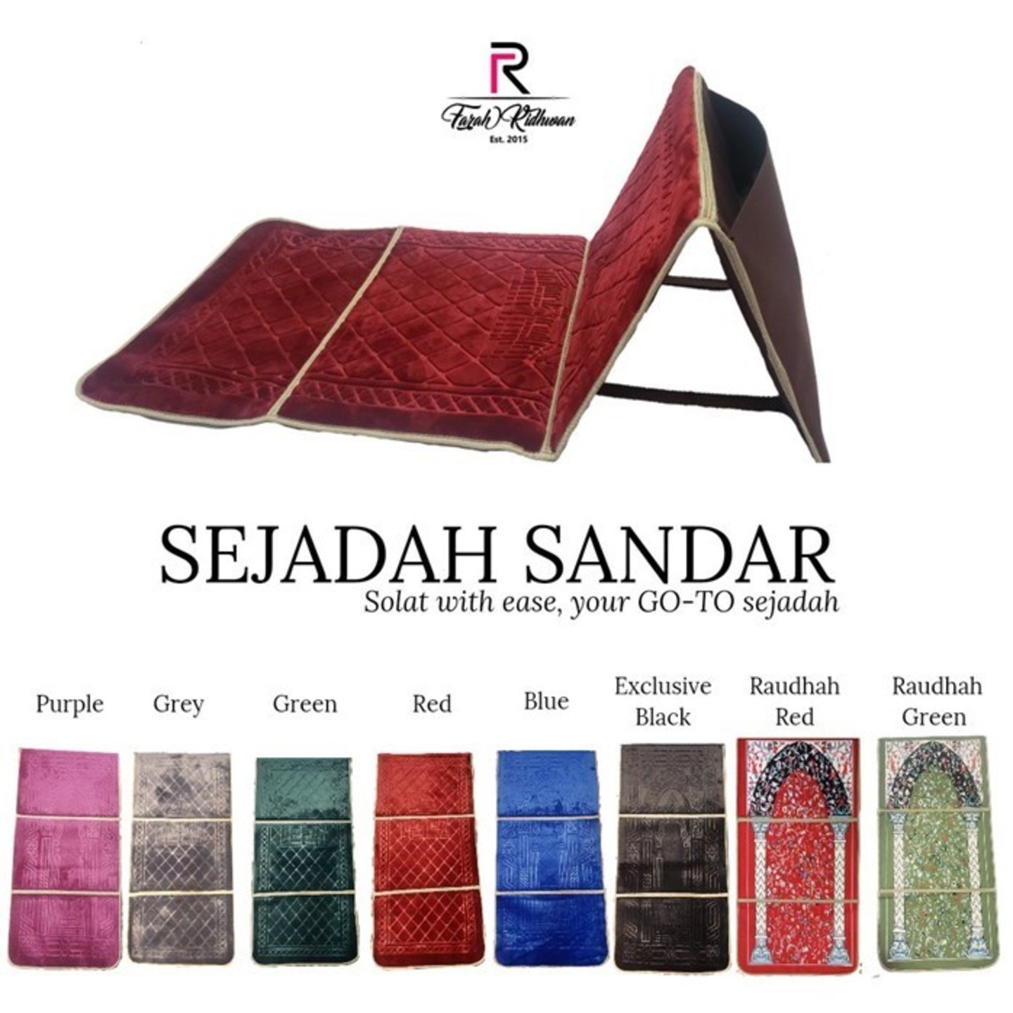 Foldable Sejadah Sandar