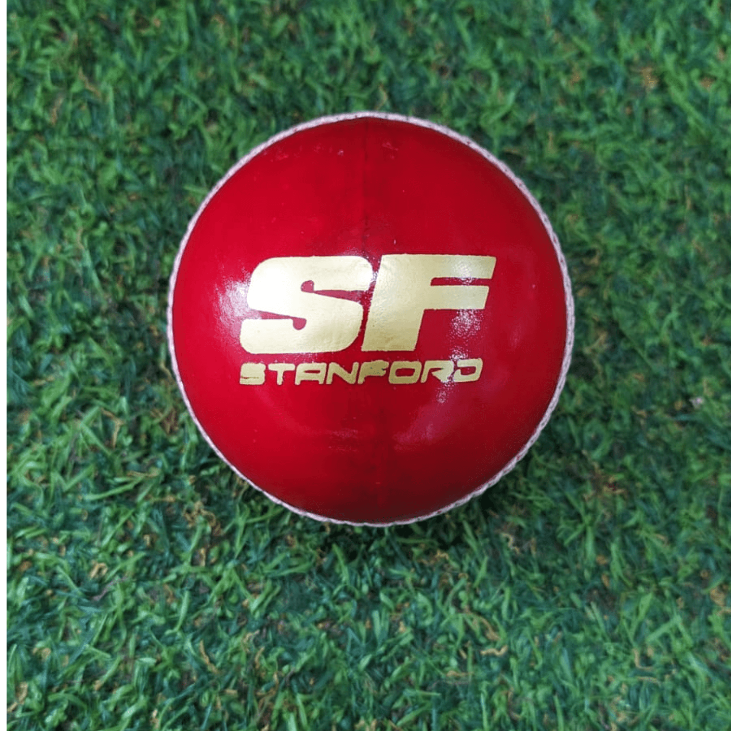 SF TRUE TEST RED, (LEATHER BALL)