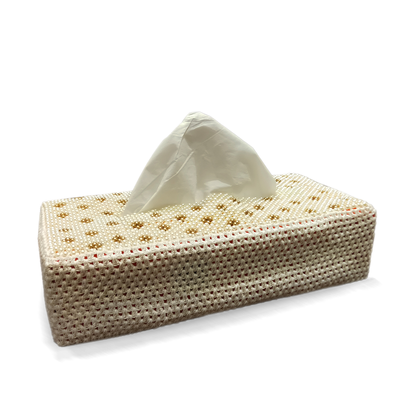 Bead Tissue Box Cover