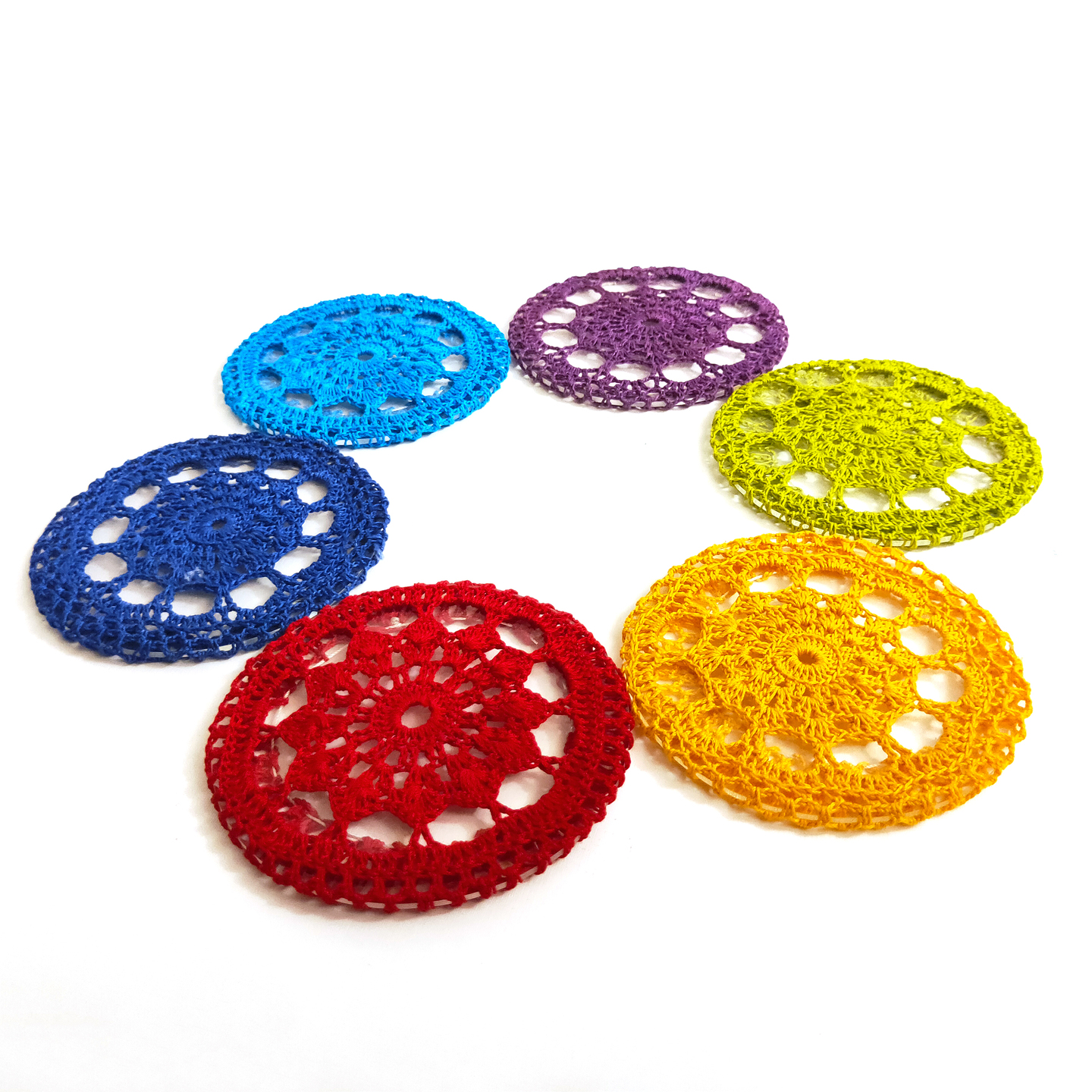 Multi Crochet Coaster 6 in 1