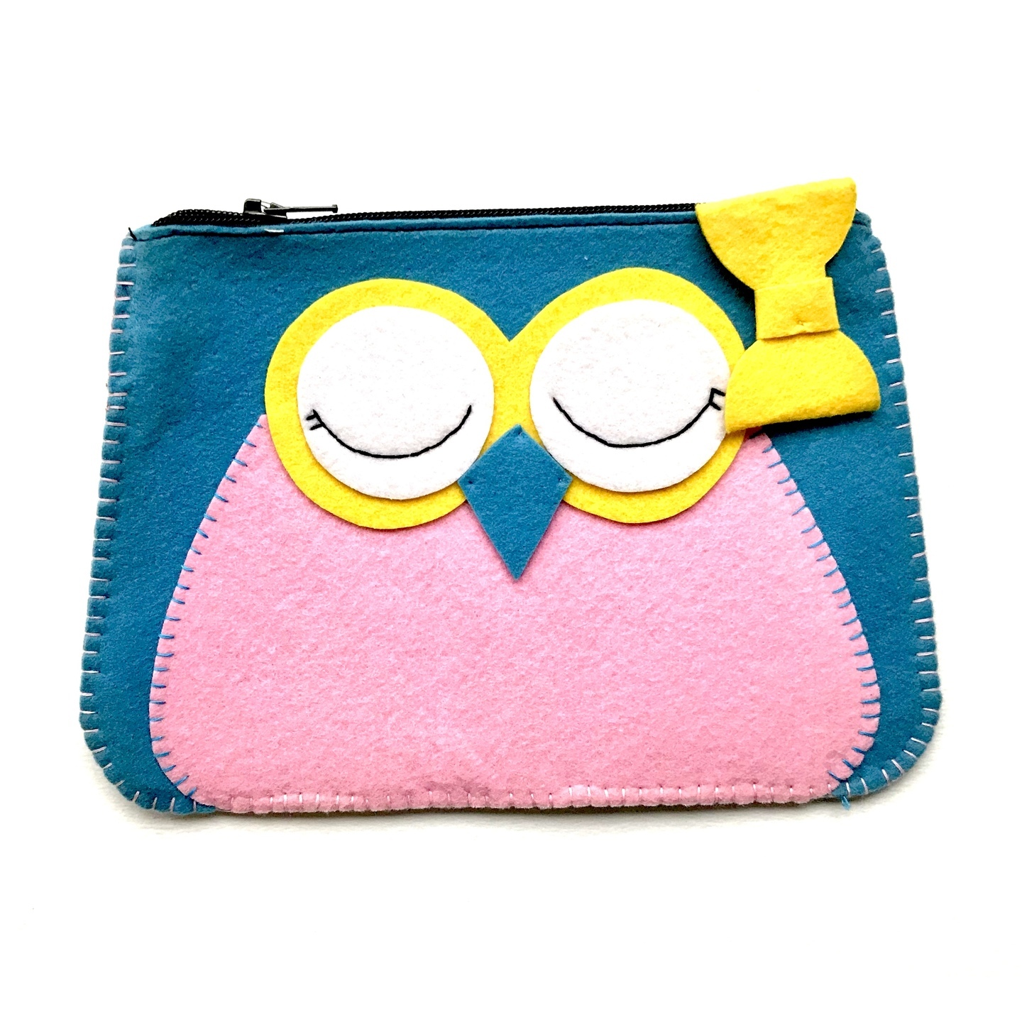 Felt Owl Shaped Pouches