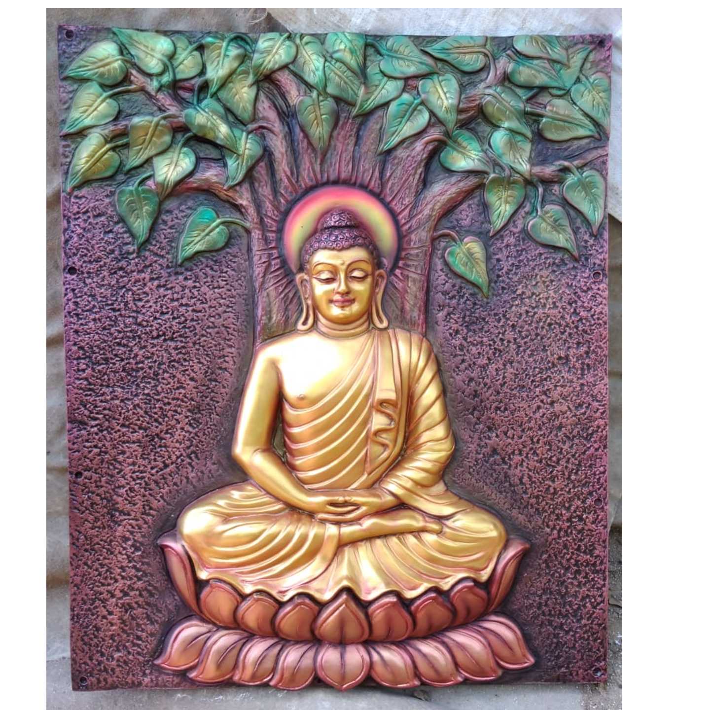 Fibre 2D Mural Art of Lord Buddha