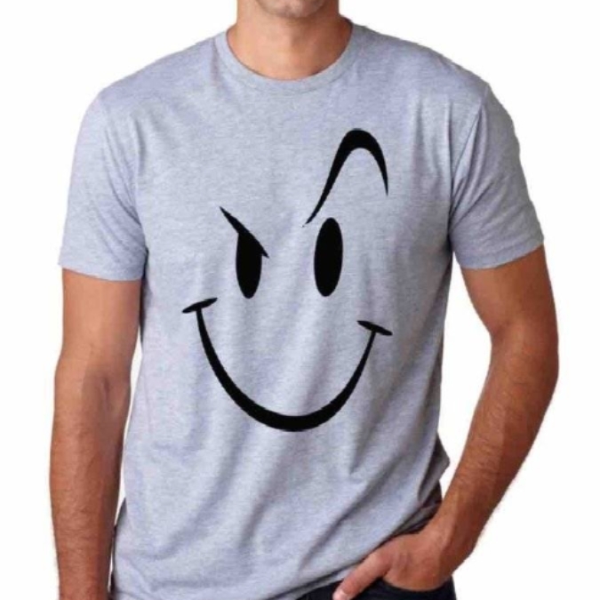 SC Trendz Man Round Nake Emoji T-Shirt
Neckline:Square CollarDecoration   MTT012958648N 