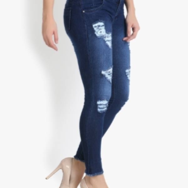 Perfect Women High Waist 2 Button Closure Skinny Denim Jeans 

 WWJ010273177N 
