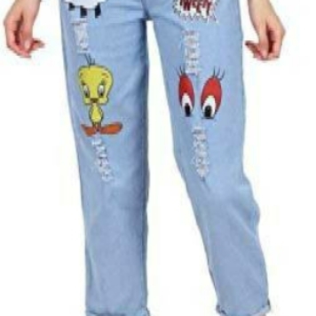 Women's fit Denim Jogger Pants Jeans for Women's/Girls.    WWL005185026N 