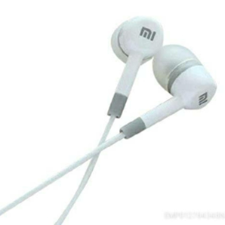 Shinage Mi Super Bass Quality Wired Earphones with Mic for All Mobile (White Color).   EMP012784348N 