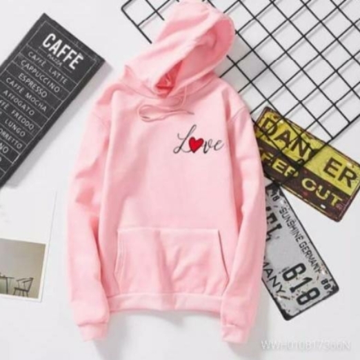 Love Design Hoodie Tshirt for Girls.  WWH010817366N
