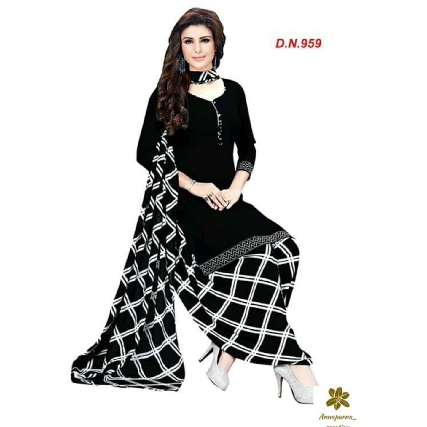 Gorgeous Solid Crepe Dress Materials (Code: C1852076)