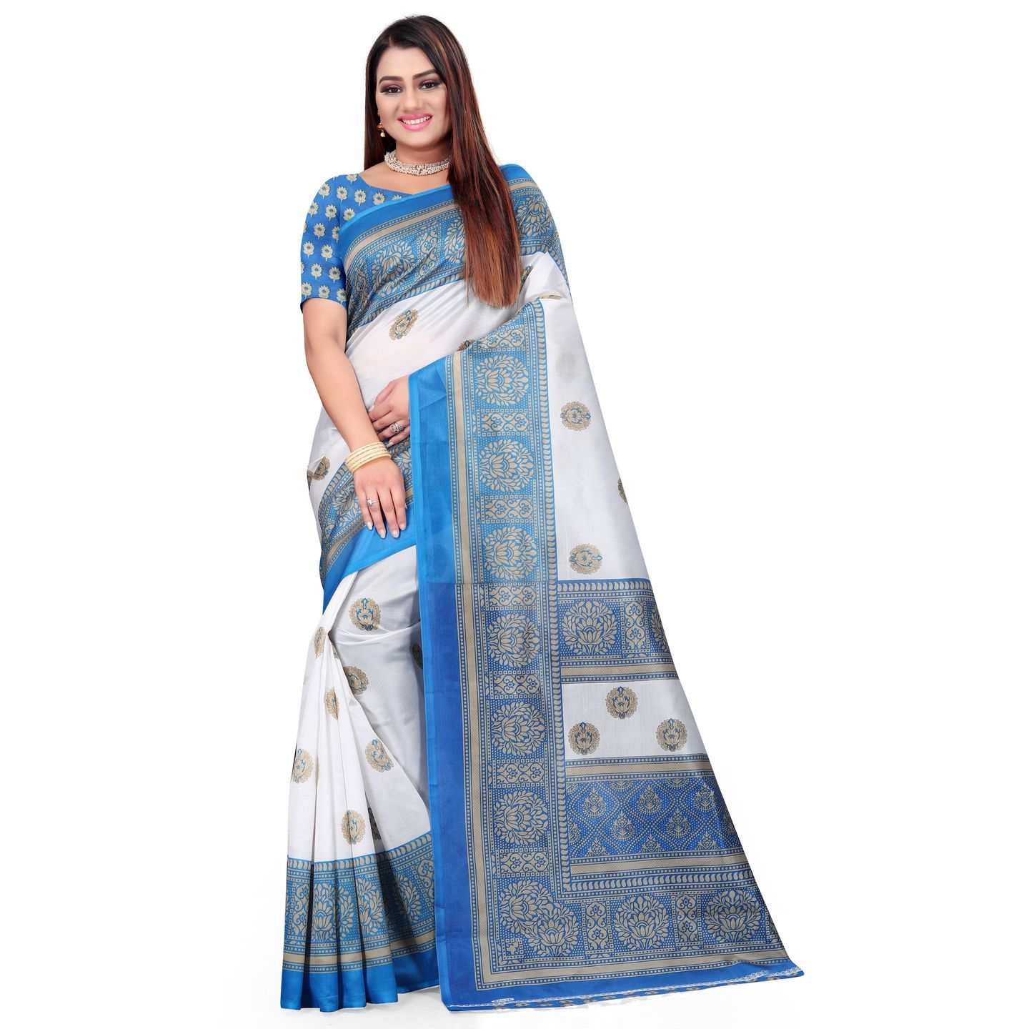 Special Printed Art Silk Saree Code C2299956
