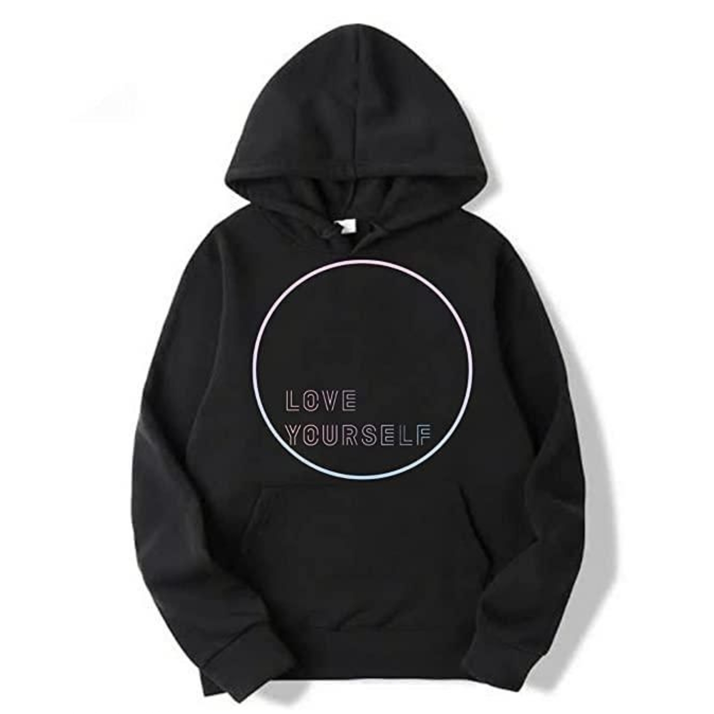 Mens Cotton Typography Print Winter Sweatshirt Hoodie 2409134