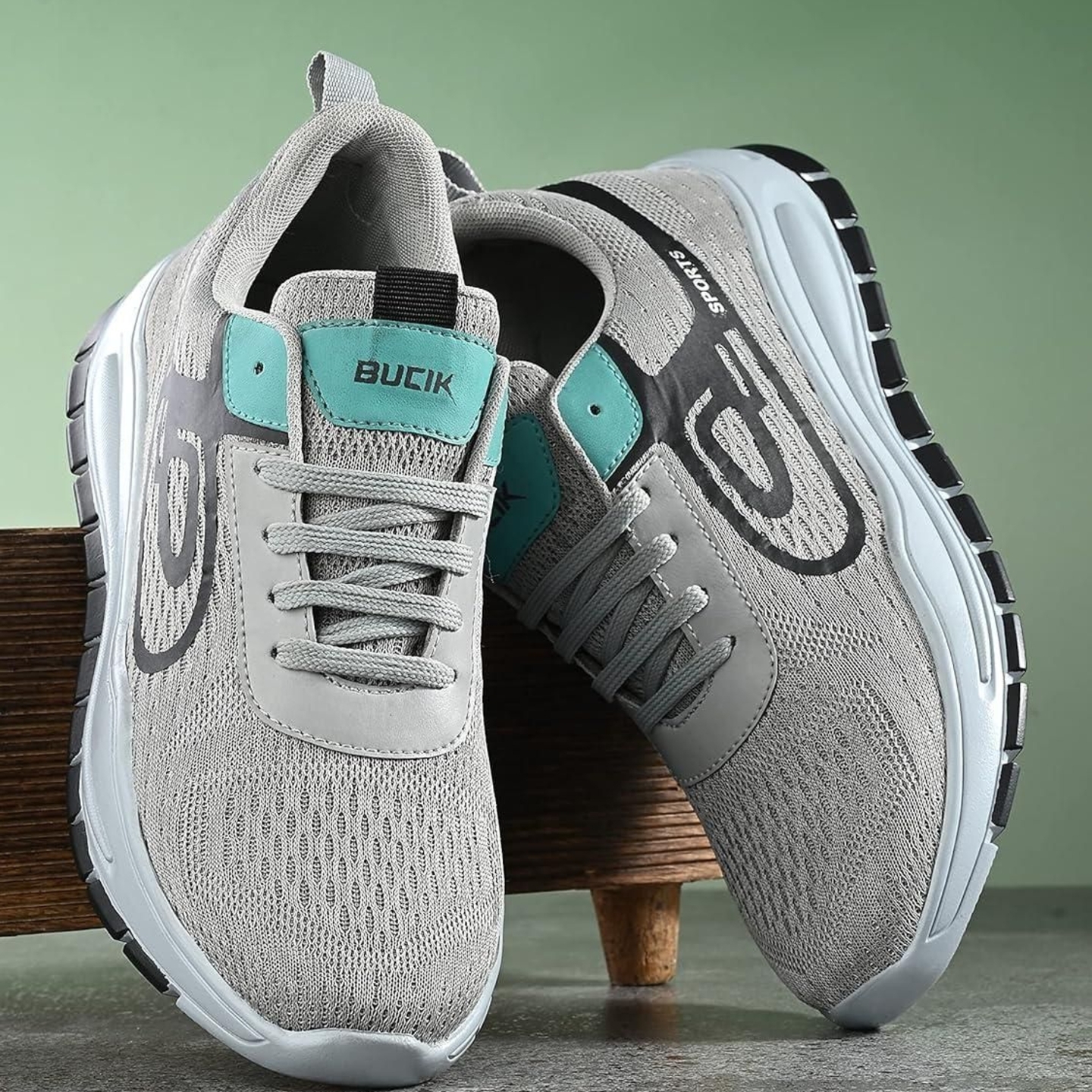 Bucik Mens Lace-Up Sport Shoes 2406987