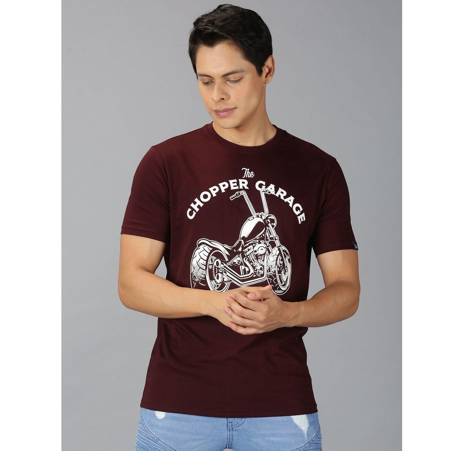 UrGear Cotton Graphics Half Sleeves Round Neck Mens T-Shirt (Code: C2088378)
