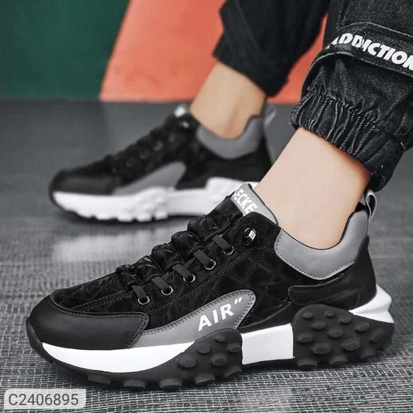 Mens Casual Shoes Thick Base Sneakers 2406895