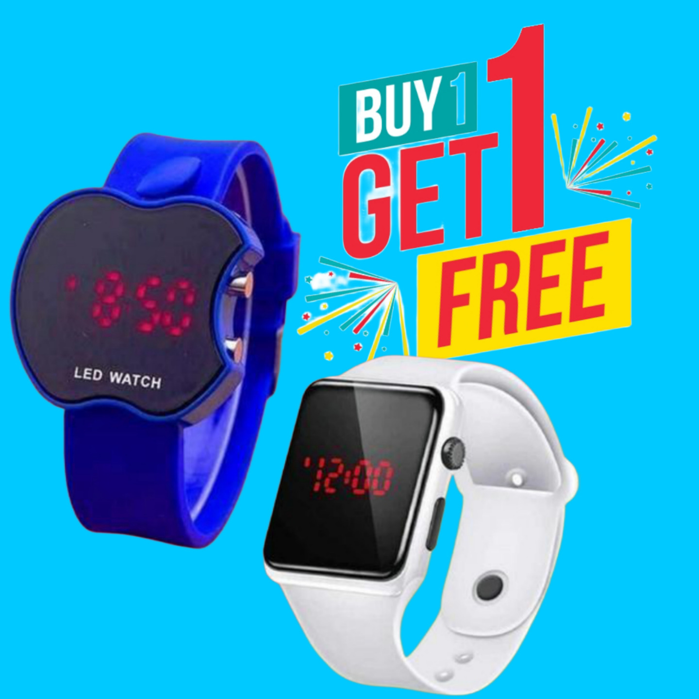 Digital Watch Combo (Pack of 2) BUY 1 GET 1 FREE 