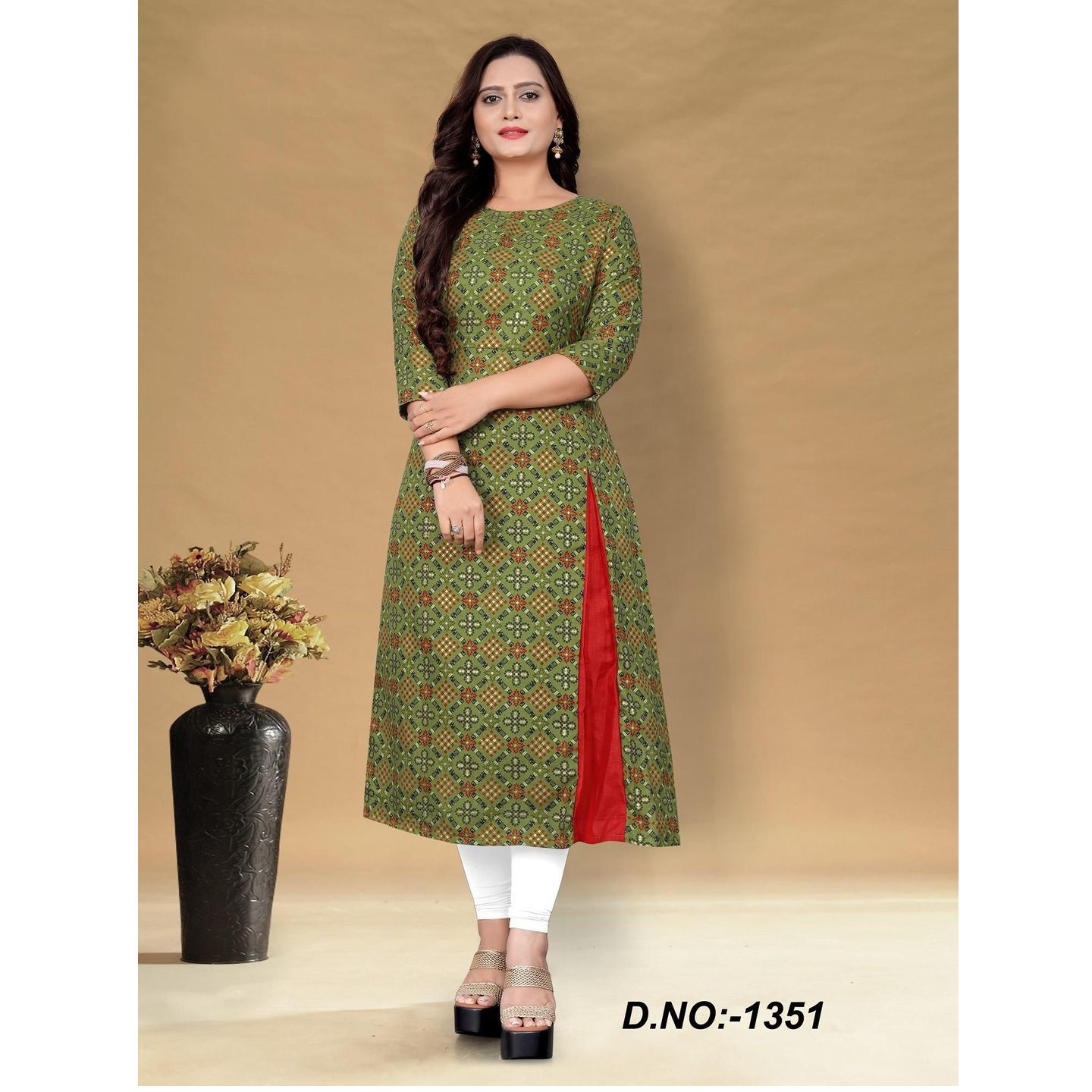 Latest Cotton Printed Kurti (Code: C2350654)