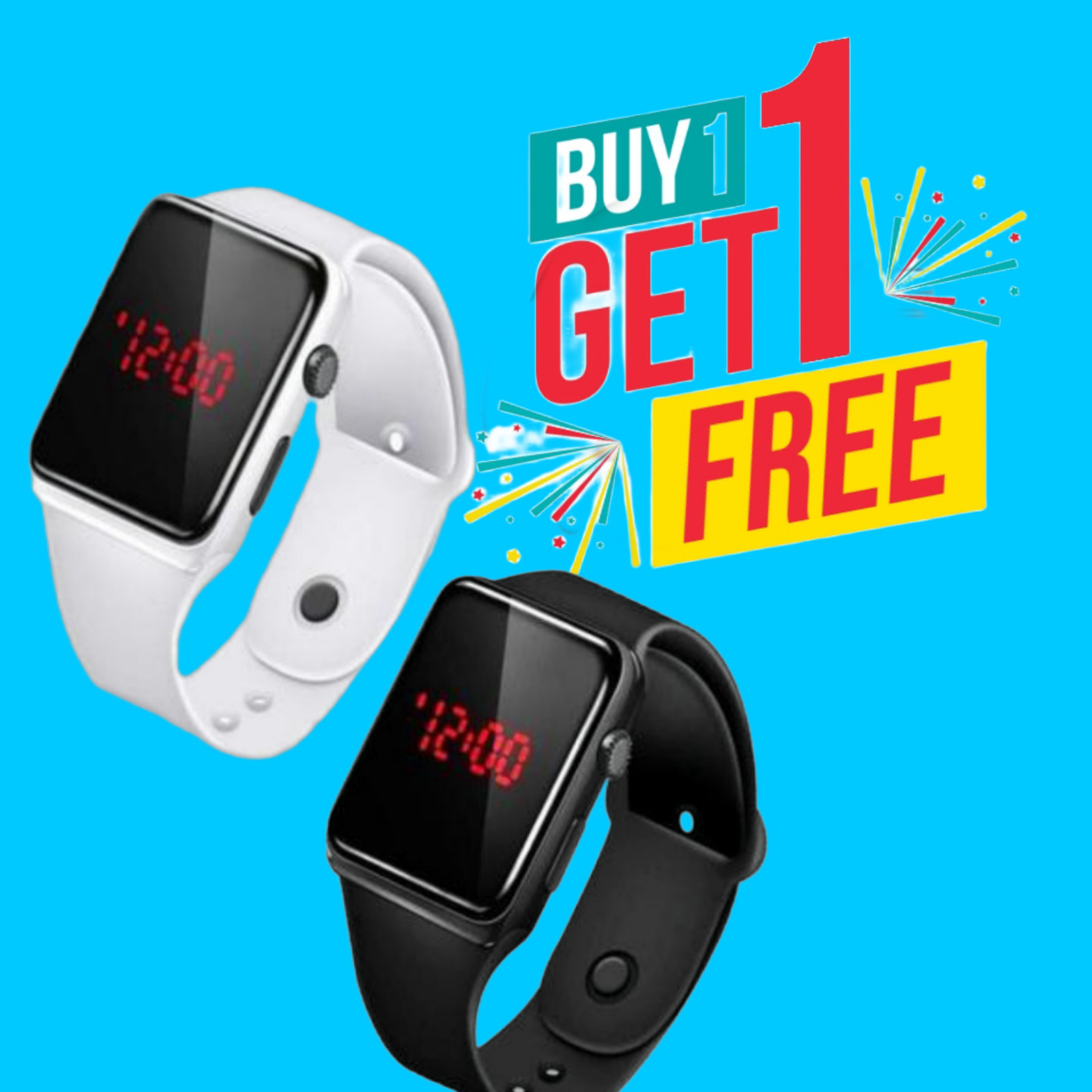 Abx-Digital Watch Combo (Pack of 2) BUY 1 GET 1 FREE 149833191