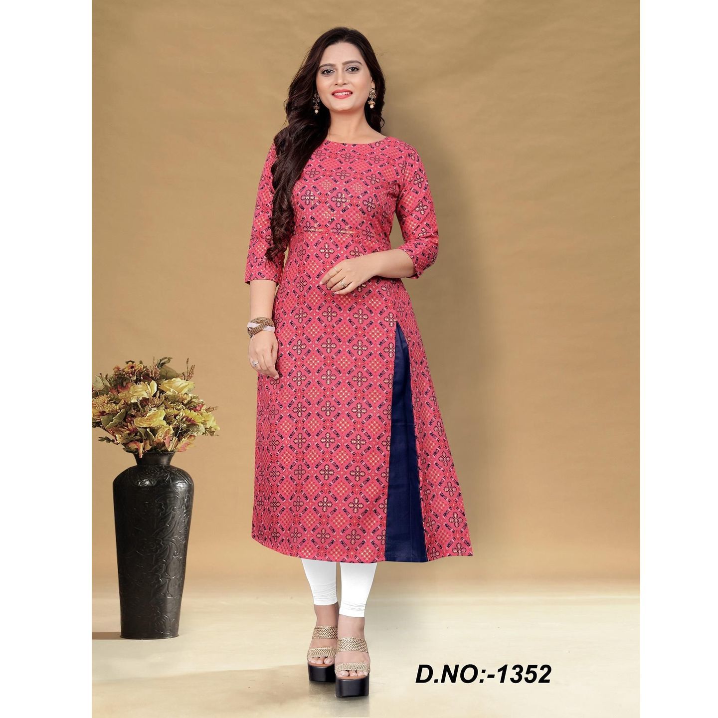 Latest Cotton Printed Kurti (Code: C2350655)