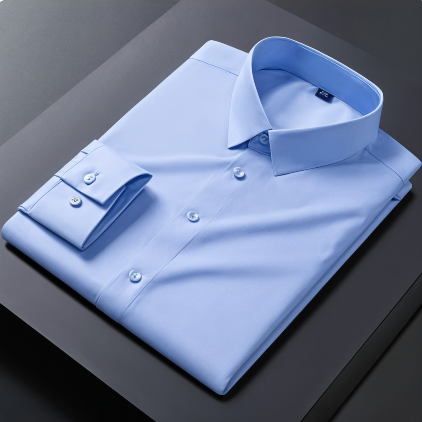 Mens Solid Cotton Formal Shirt Pack of 1 2412369