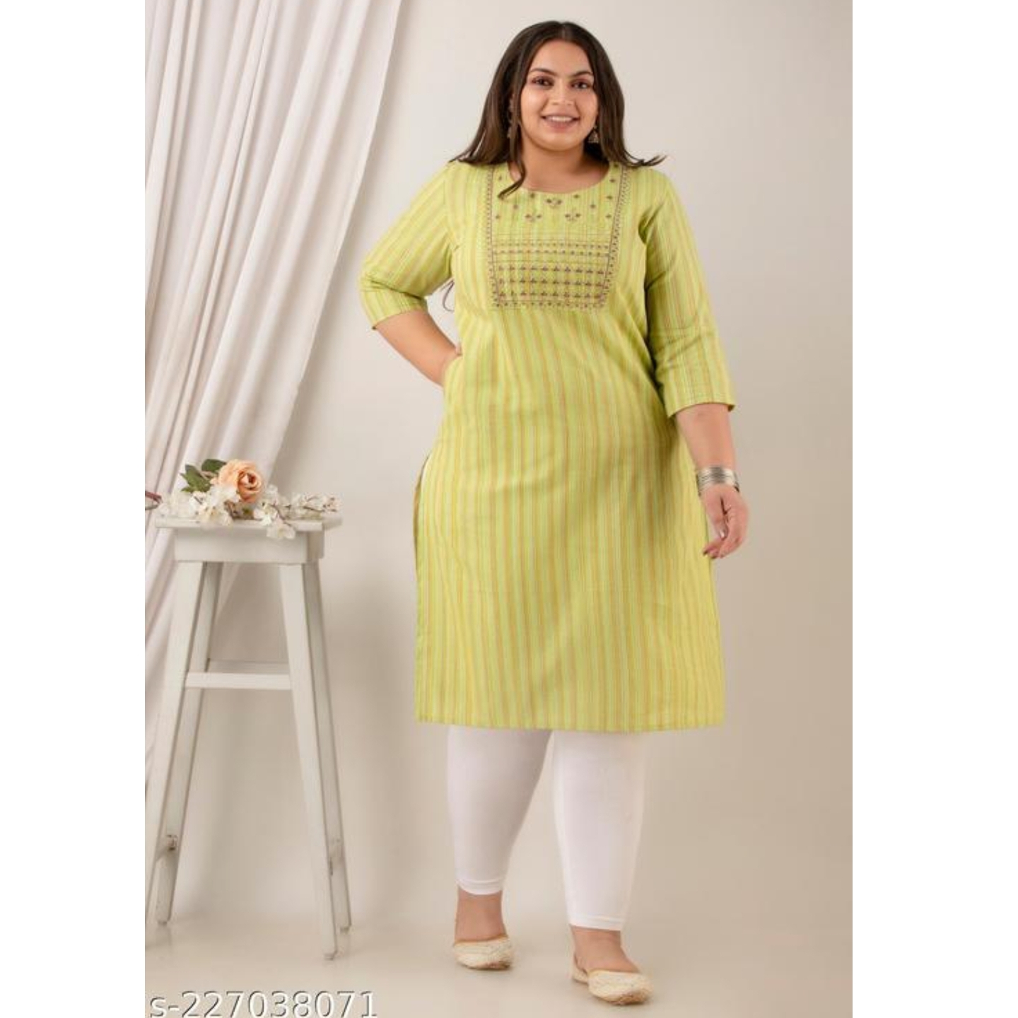 Neerupam Collection Pure Cotton Embroidered Red Kurti For women 227038071