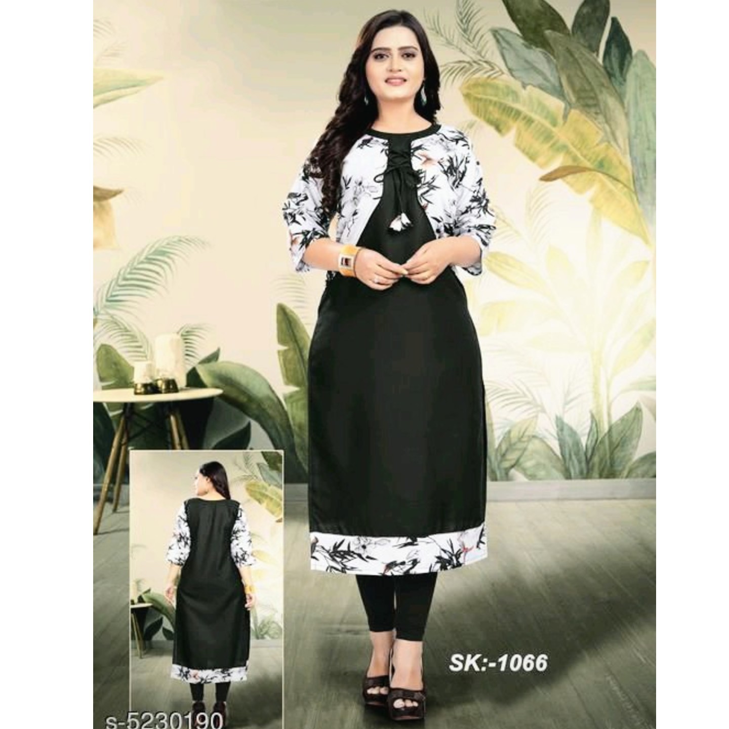 Womens Printed Cotton Kurti